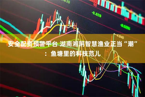 安全配资预警平台 湖南湘阴智慧渔业正当“潮”：鱼塘里的科技范儿